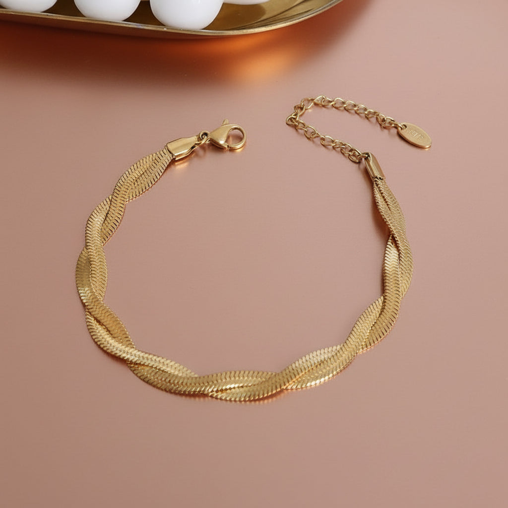 Gilded Spine Bracelet
